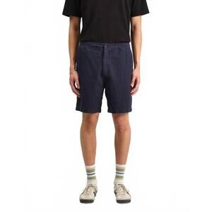 NEW WAX LONDON kurt honeycomb dobby short in navy
